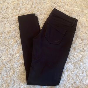 Express black stretch skinny jeans